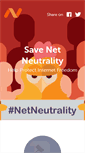 Mobile Screenshot of netneutrality.com